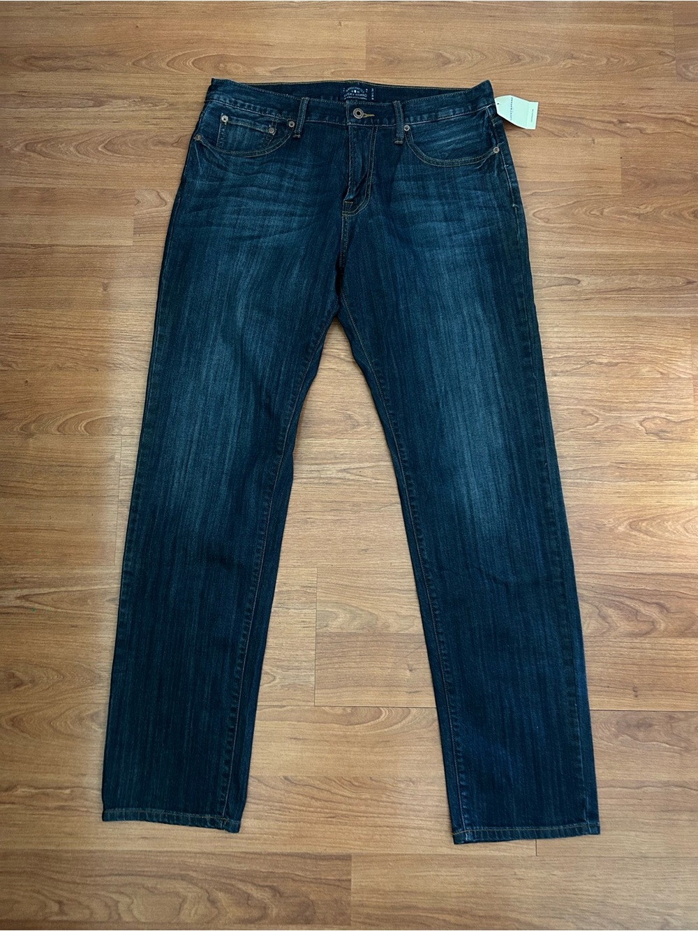 NWT LUCKY BRAND 211 ORIGINAL STRAIGHT BLUE DENIM MENS SIZE 34X34 ZIP FLY